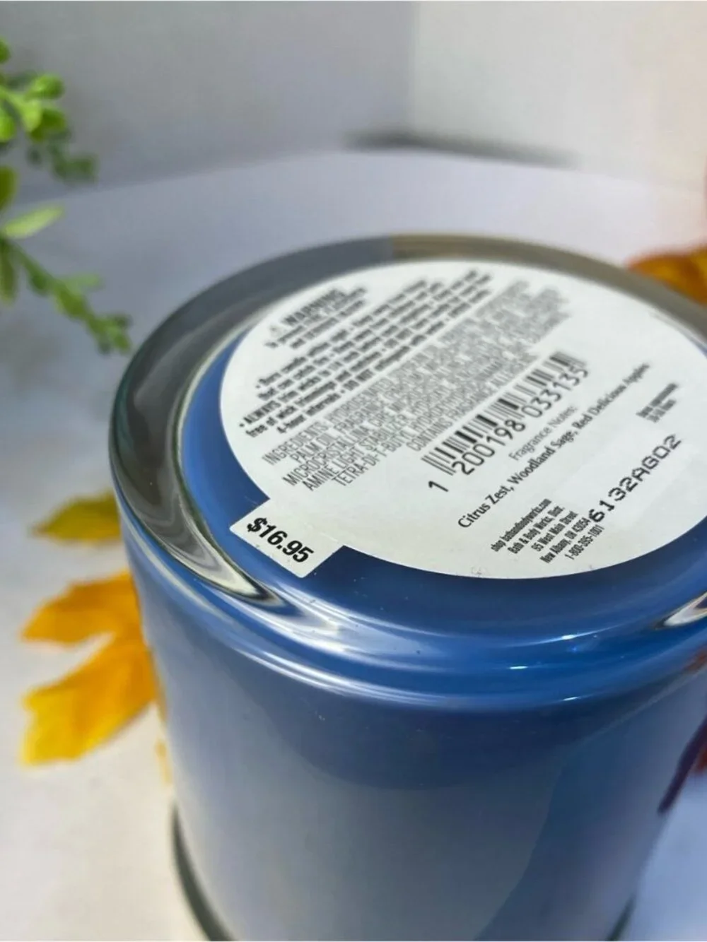 “Fresh Fall Morning” Bath & Body Works New Signature Single Wick Candle